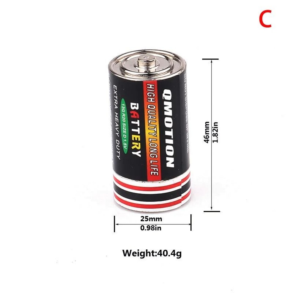 Battery Shaped Hidden Storage Case Portable Diversion Safe For Travel 7