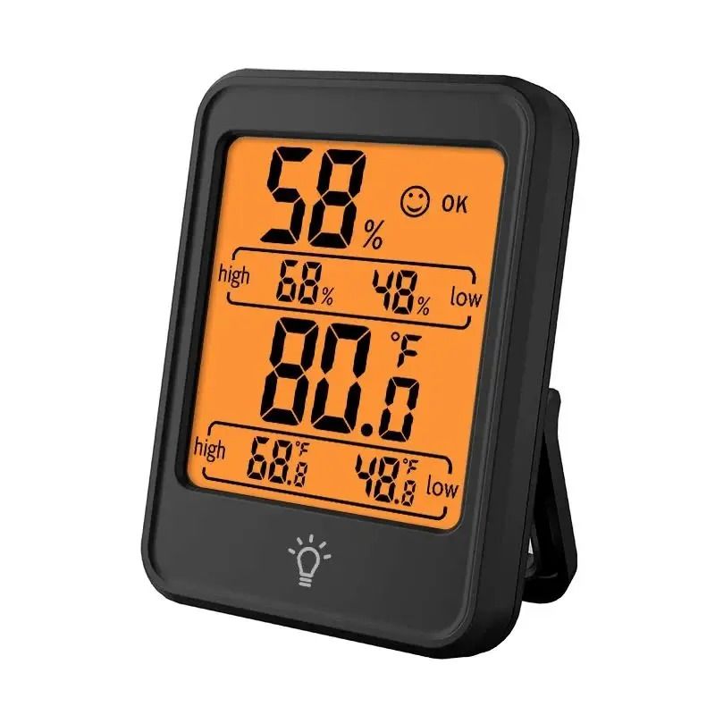 Indoor Digital Temperature And Humidity Meter With Stand And Magnet 2