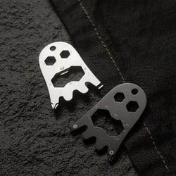 ghost shape multi tool stainless steel edc bottle opener pendant