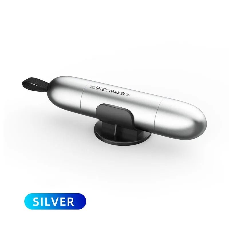 2 In 1 Car Safety Hammer Emergency Glass Breaker And Seat Belt Cutter 3