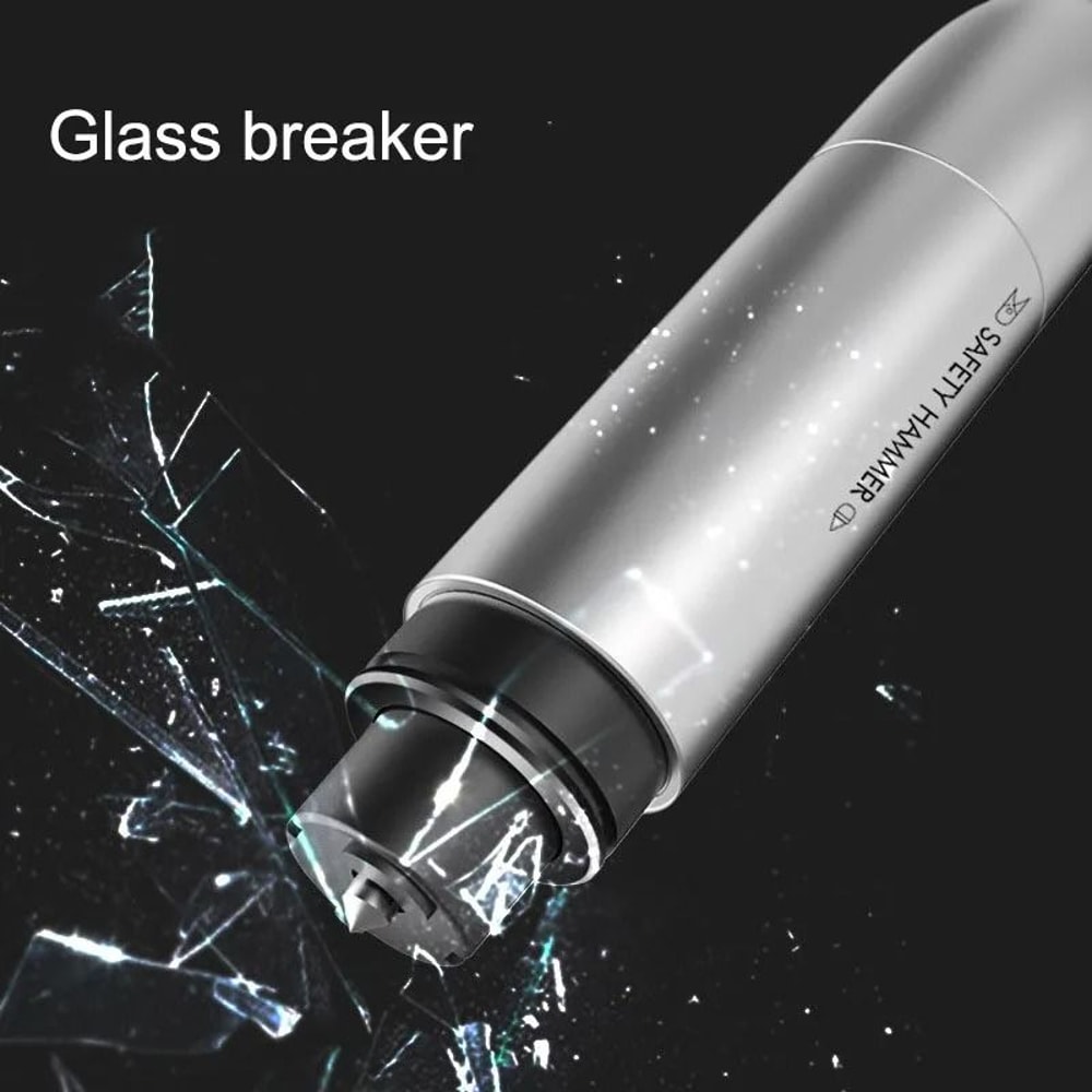 2 In 1 Car Safety Hammer Emergency Glass Breaker And Seat Belt Cutter 4