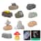 Stone Shape Hidden Key Safe Box With Secret Storage Compartment 0