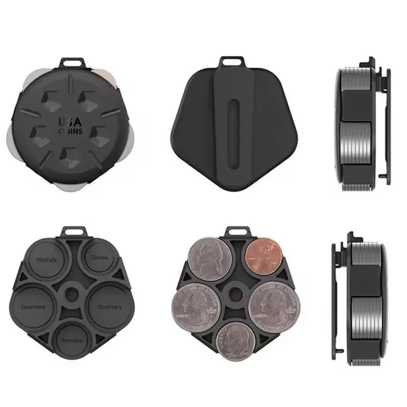 Portable Coin Organizer Box Waist Hanging Coin Sorting Case 3