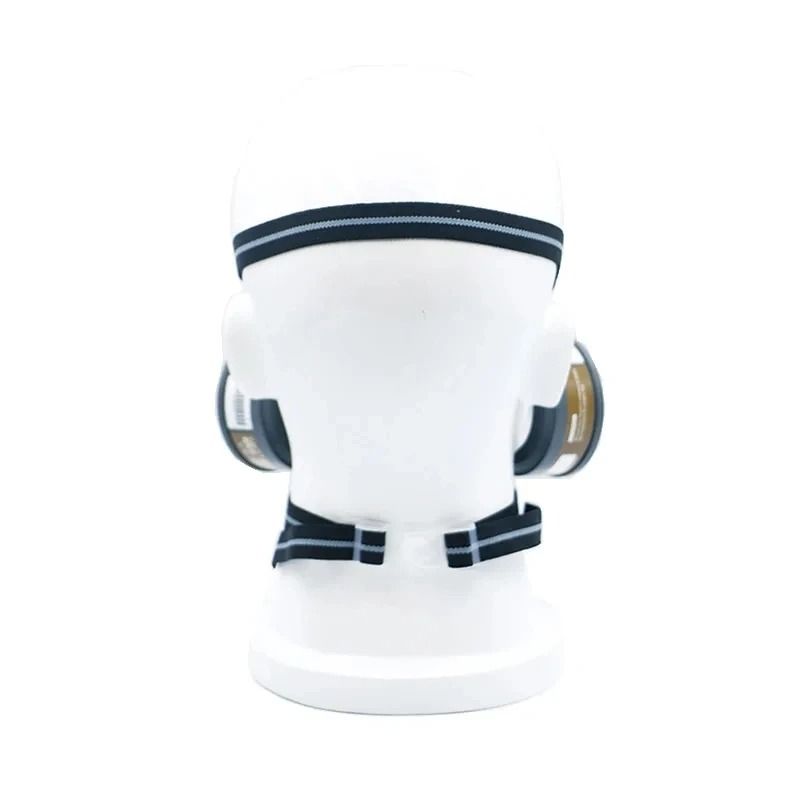 Half Face Respirator Mask With Dual Filters For Dust And Gas Protection 5