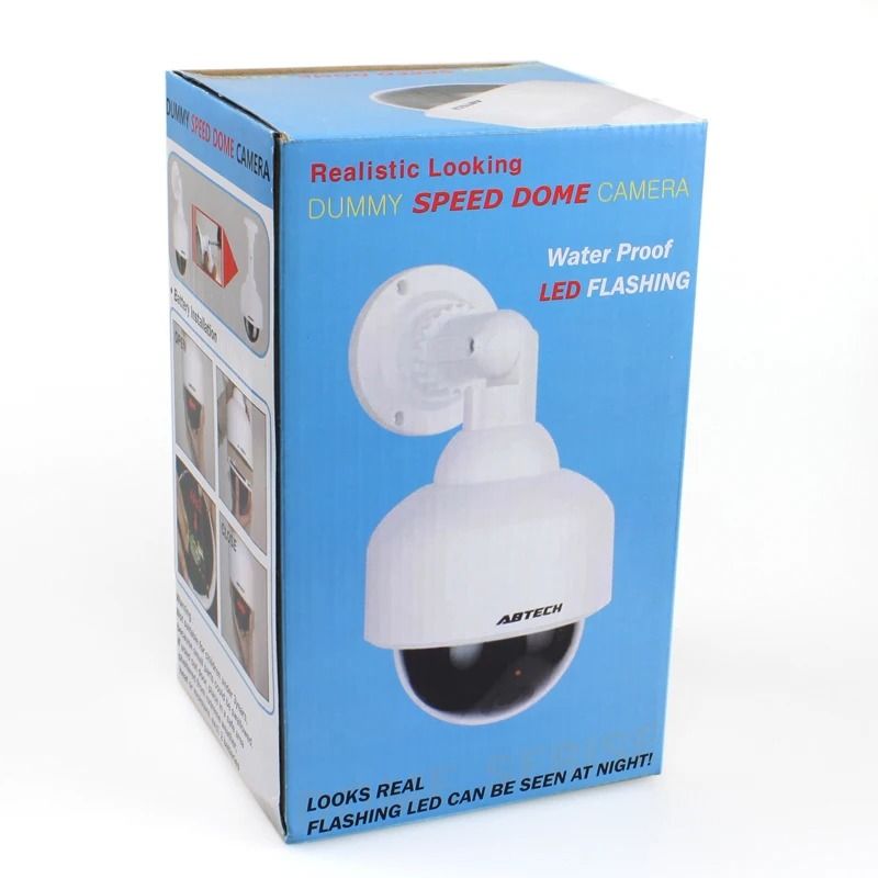 Dummy Dome Security Camera With Flashing LED For Indoor And Outdoor Use 2