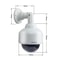 Dummy Dome Security Camera With Flashing LED For Indoor And Outdoor Use 4