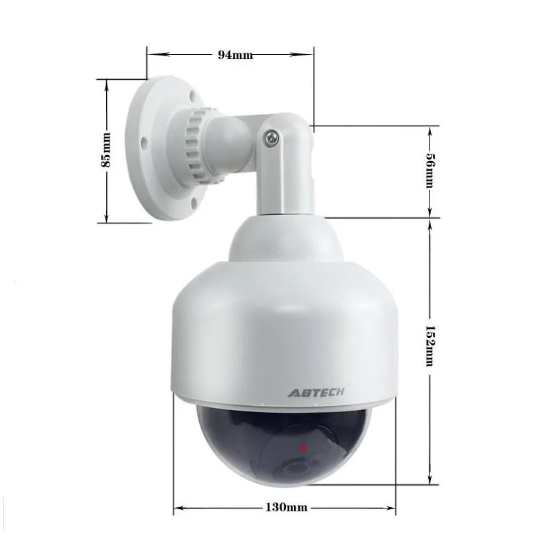 Dummy Dome Security Camera With Flashing LED For Indoor And Outdoor Use 4