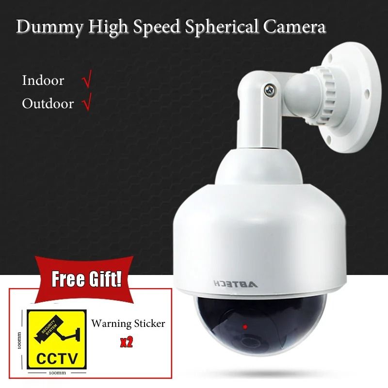 Dummy Dome Security Camera With Flashing LED For Indoor And Outdoor Use 6