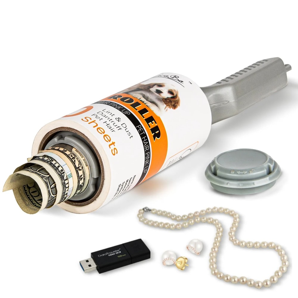 Hidden Compartment Lint Roller Stash Box Secret Storage For Travel 1