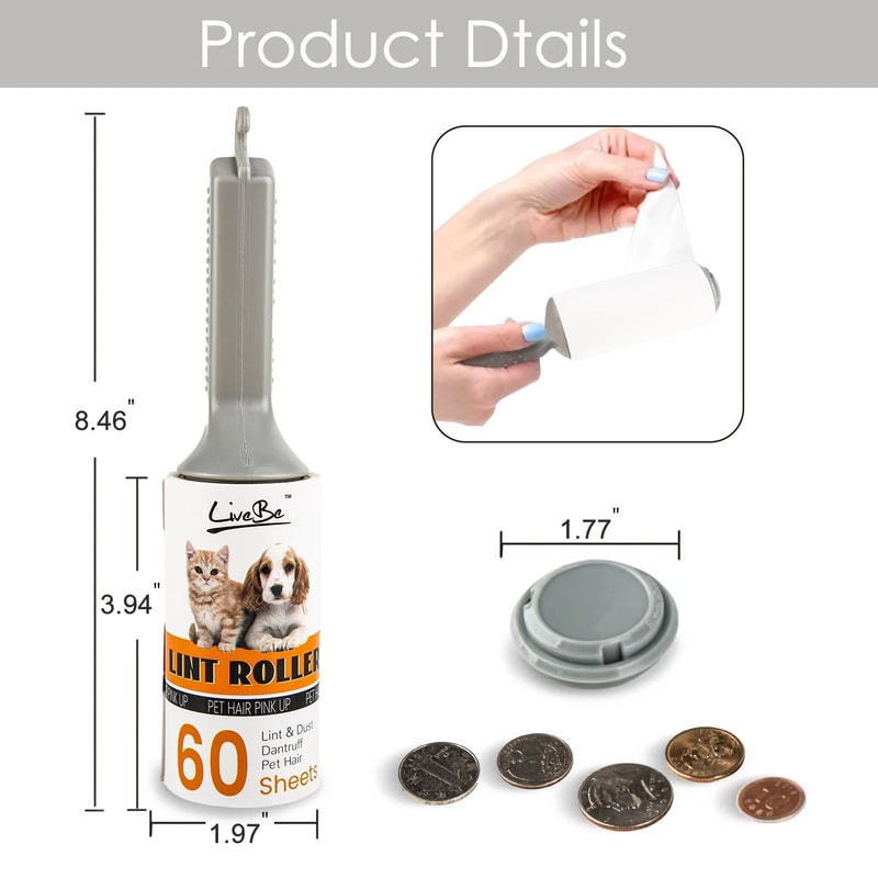 Hidden Compartment Lint Roller Stash Box Secret Storage For Travel 7