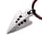 Adjustable Arrowhead Self Defense Necklace Outdoor Survival Pendant 0