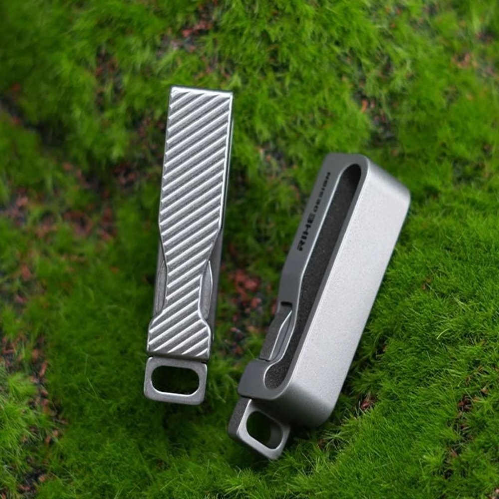 Titanium Belt Keychain Clip Mini Multifunctional Outdoor EDC Tool 5