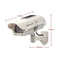 Solar Powered Dummy Security Camera With Red Flashing LED Waterproof 4