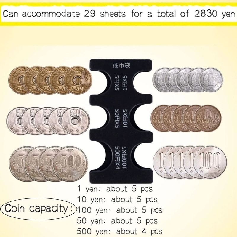 Portable Coin Clip Wallet Tri Fold Card Case With Loss Prevention Design 10