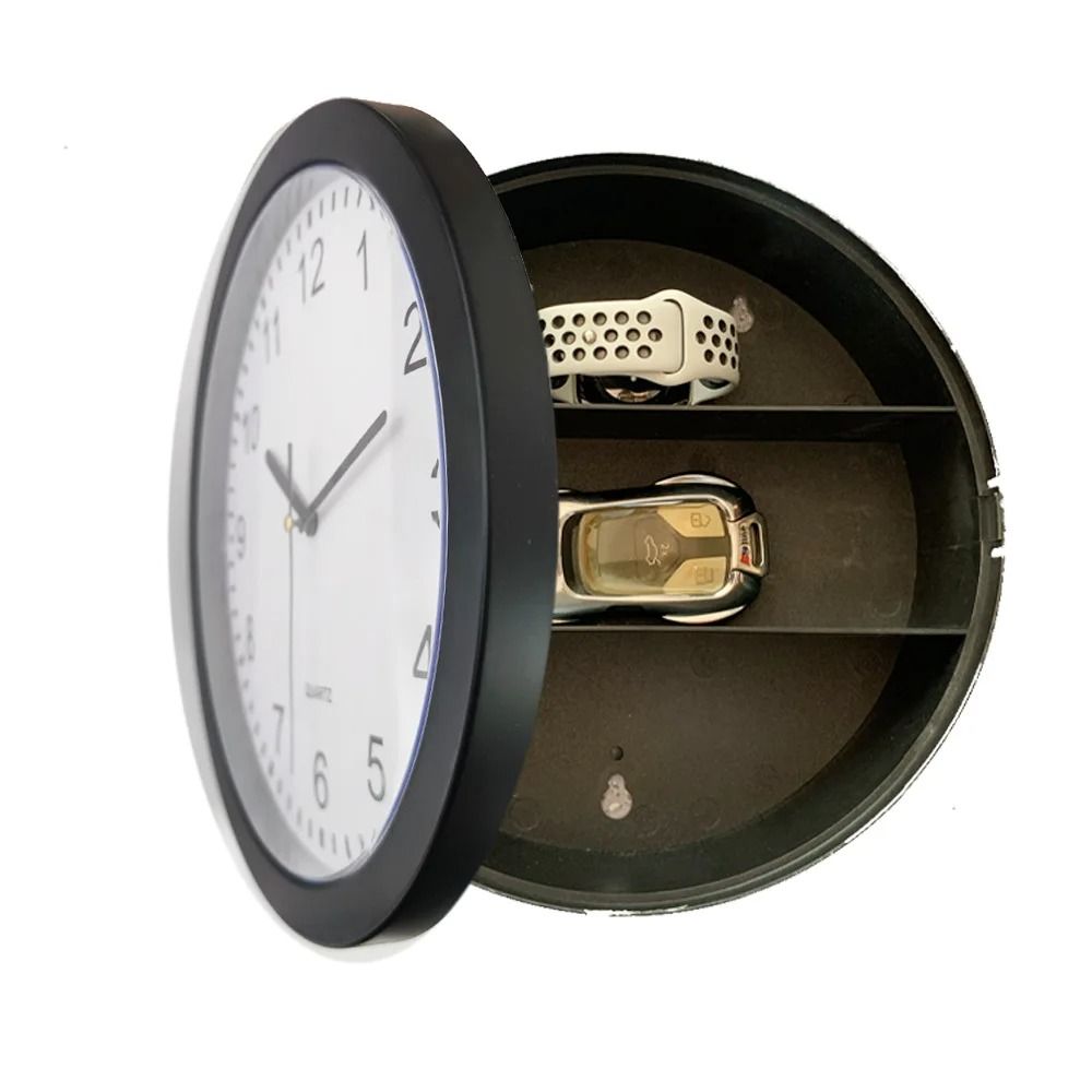 Hidden Wall Clock Safe Box With Secret Storage Compartment 1