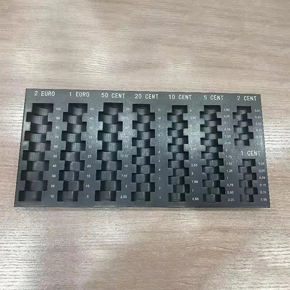 Universal Coin Dispenser Organizer Box Portable Pocket Coin Tray 1