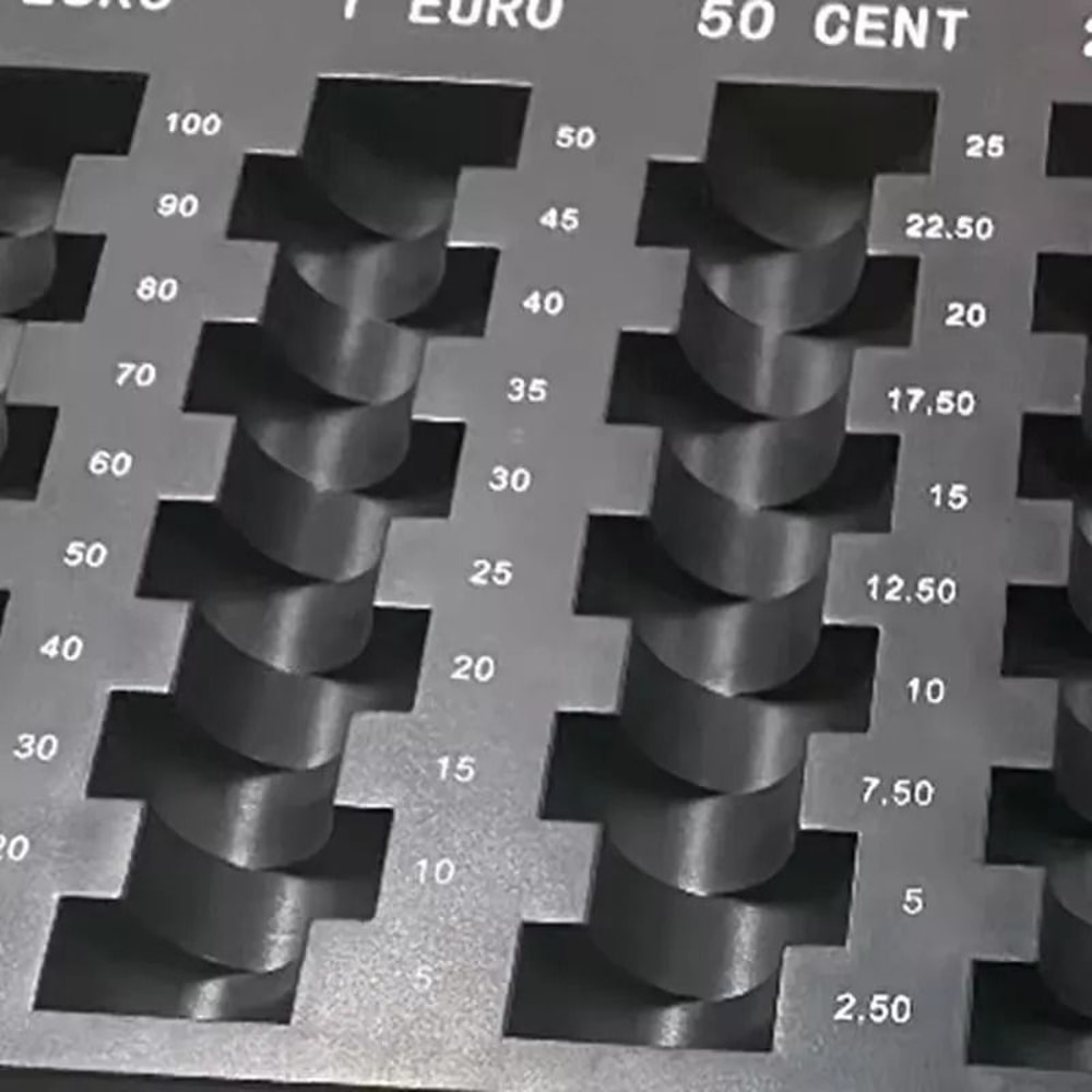 Universal Coin Dispenser Organizer Box Portable Pocket Coin Tray 4