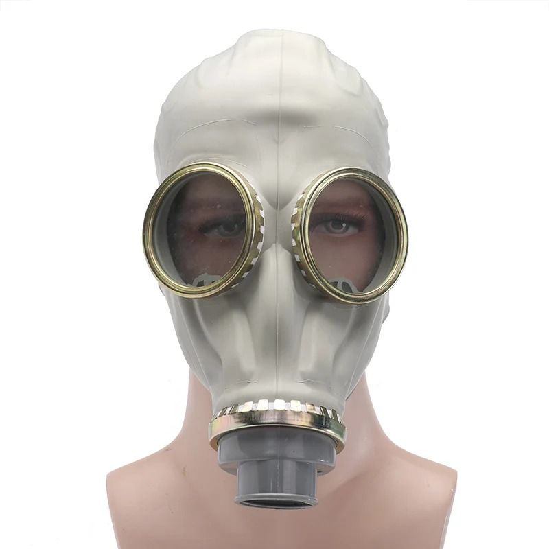 Full Face Gas Mask Respirator With RD40 Filter Port For Chemical Protection 12