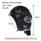 Full Face Gas Mask Respirator With RD40 Filter Port For Chemical Protection 9