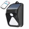 Solar Powered Motion Sensor Alarm With Siren And Strobe Light For Outdoor Security 1