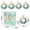Christmas Tree Donut Ornaments Set Cute Candy Hanging Decorations 2