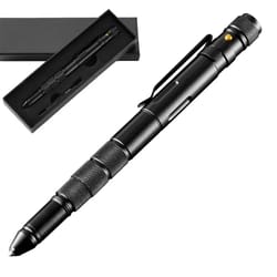 multifunction tactical self defense pen with flashlight and window breaker