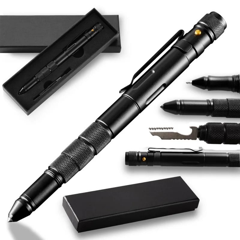 Multifunction Tactical Self Defense Pen With Flashlight And Window Breaker 5