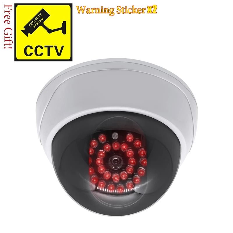 Dummy Dome CCTV Camera With IR LED Night Vision Simulation 7
