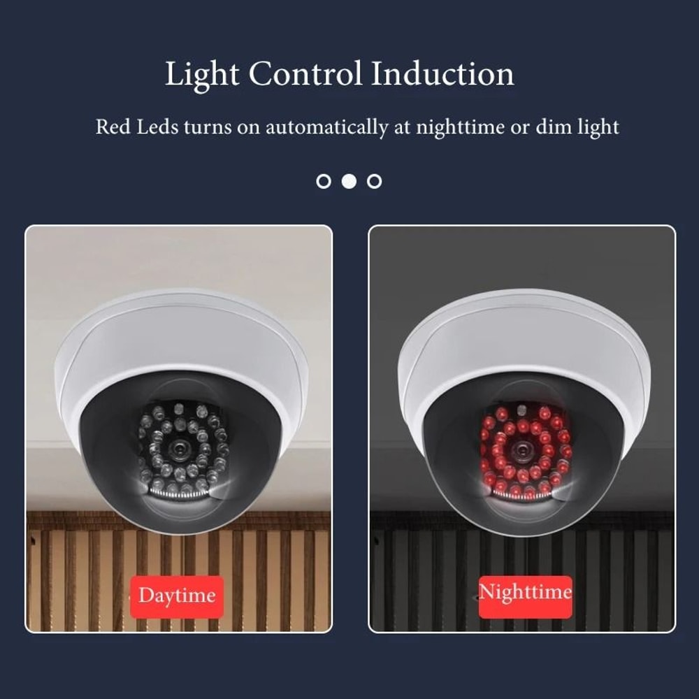 Dummy Dome CCTV Camera With IR LED Night Vision Simulation 8