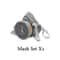 Industrial Gas Respirator Mask With Carbon Filters For Painting And Spraying 0