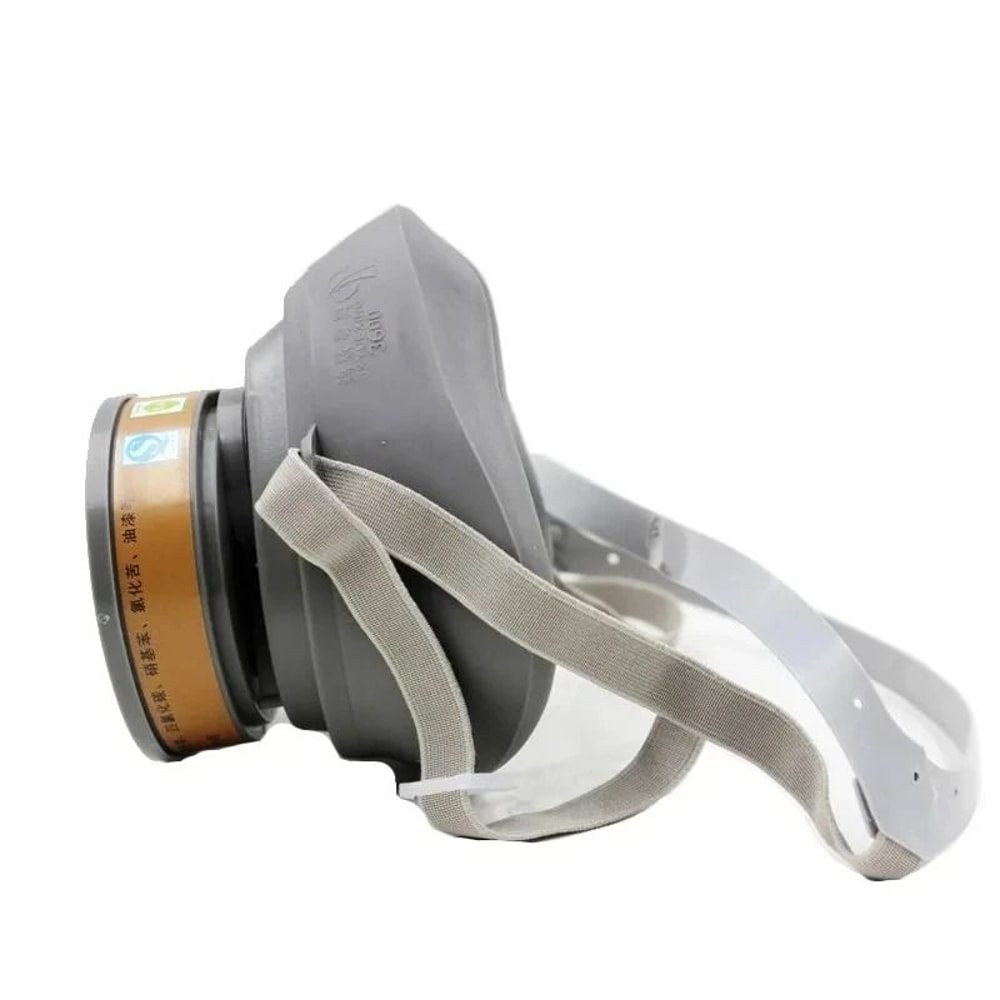 Industrial Gas Respirator Mask With Carbon Filters For Painting And Spraying 3