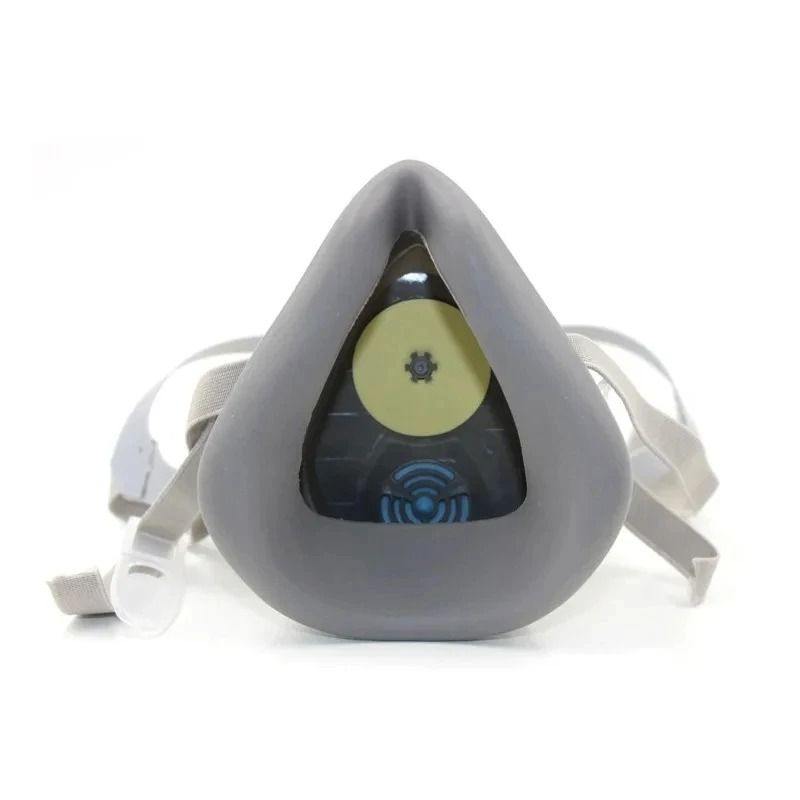 Industrial Gas Respirator Mask With Carbon Filters For Painting And Spraying 7