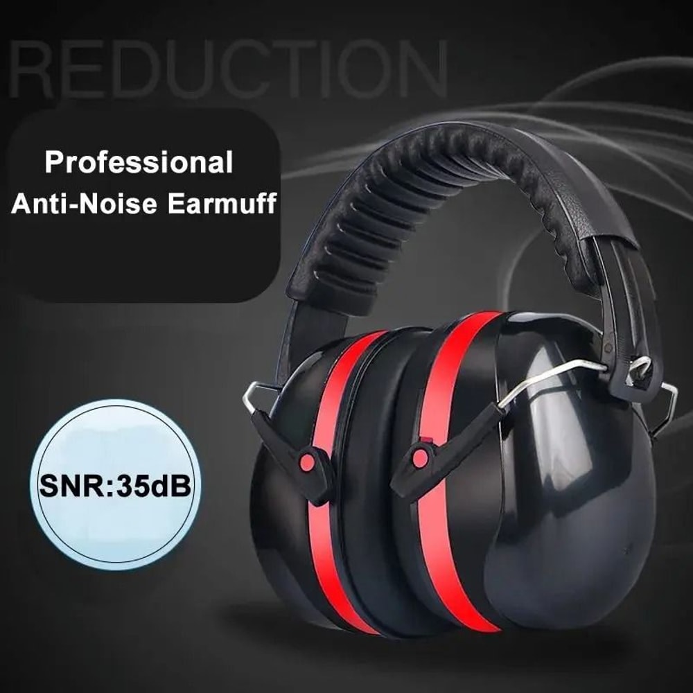 Foldable Noise Reduction Earmuffs For Work Study And Shooting Protection 9