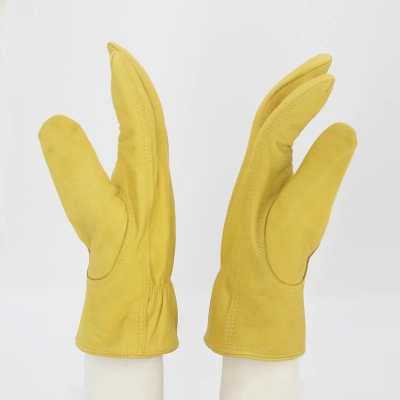 Sheepskin Leather Work Gloves For Durable Hand Protection 3