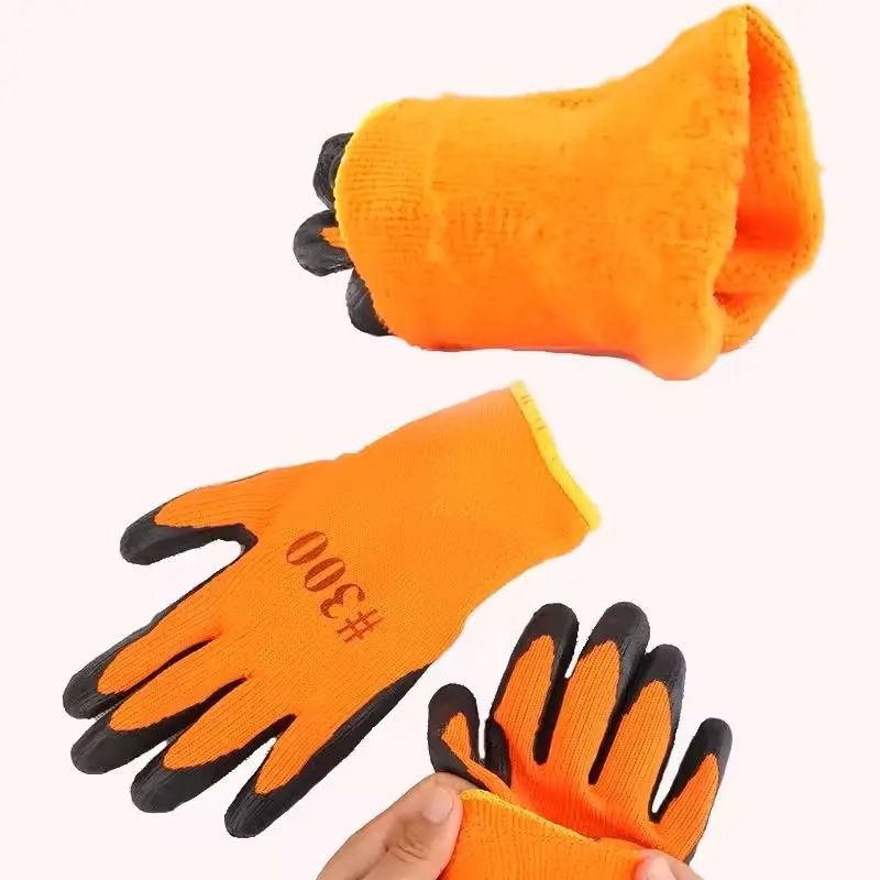 Anti Slip Latex Coated Work Gloves Set For Garden And Repair 4