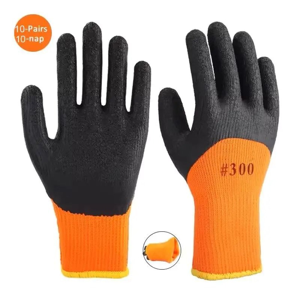 Anti Slip Latex Coated Work Gloves Set For Garden And Repair 6