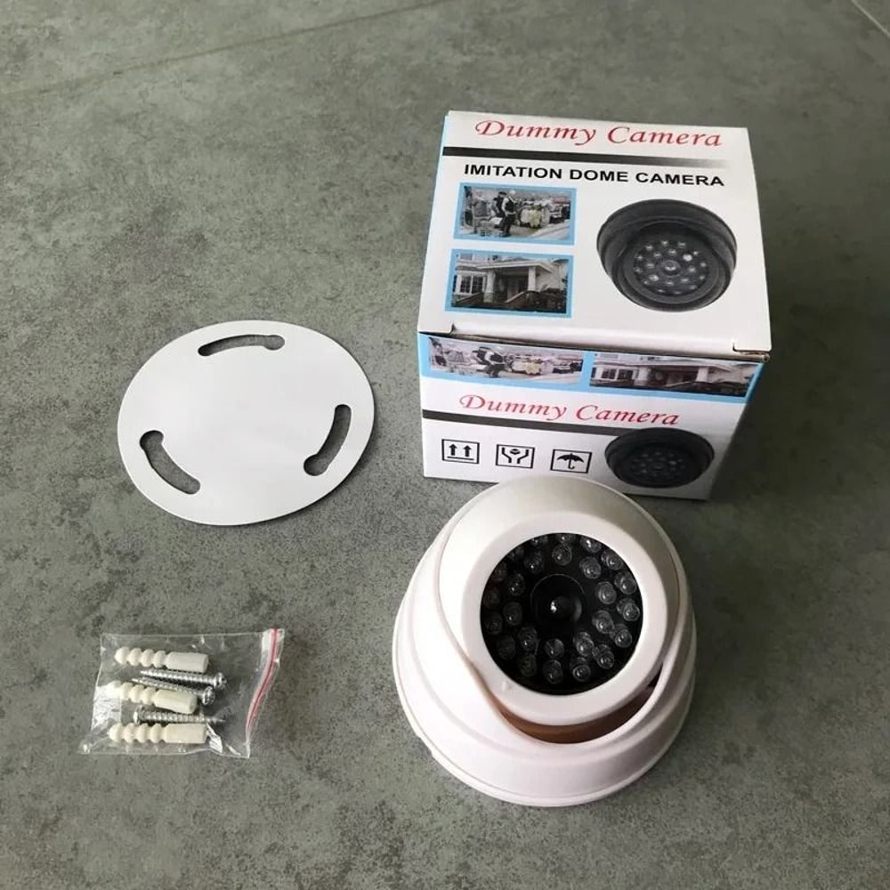 Dummy CCTV Camera With Flashing Red LED For Home Security 4