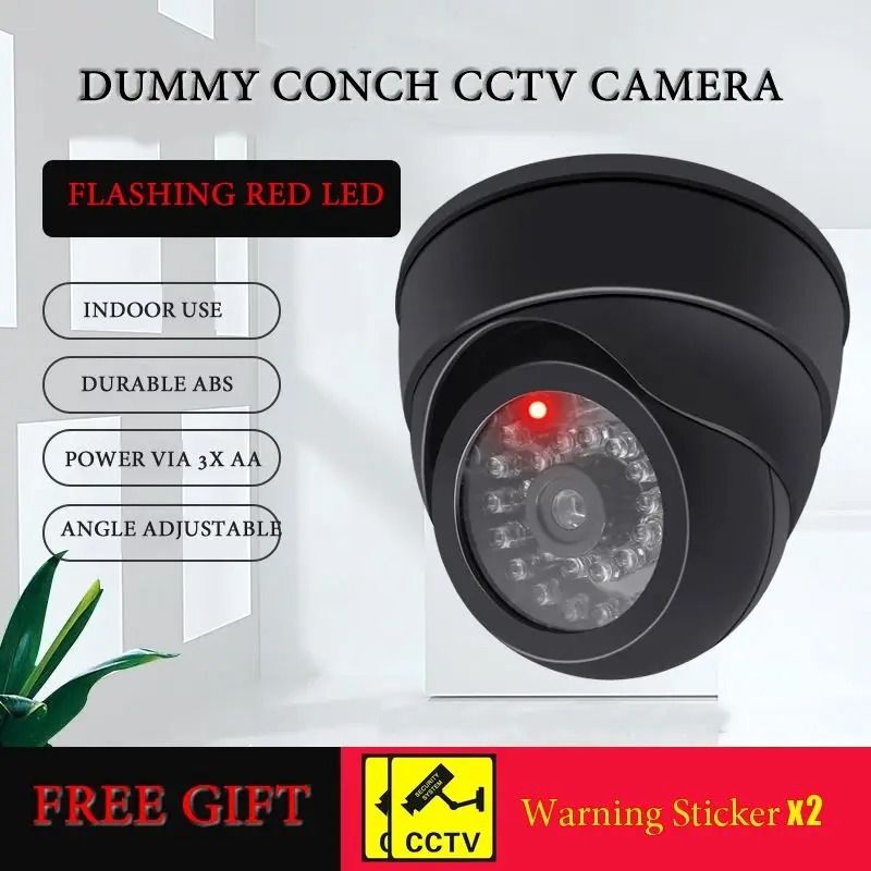 Dummy CCTV Camera With Flashing Red LED For Home Security 5
