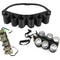 6 Pocket Adjustable Beverage Waist Holder For Outdoor Parties 9