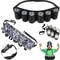 6 Pocket Adjustable Beverage Waist Holder For Outdoor Parties 10