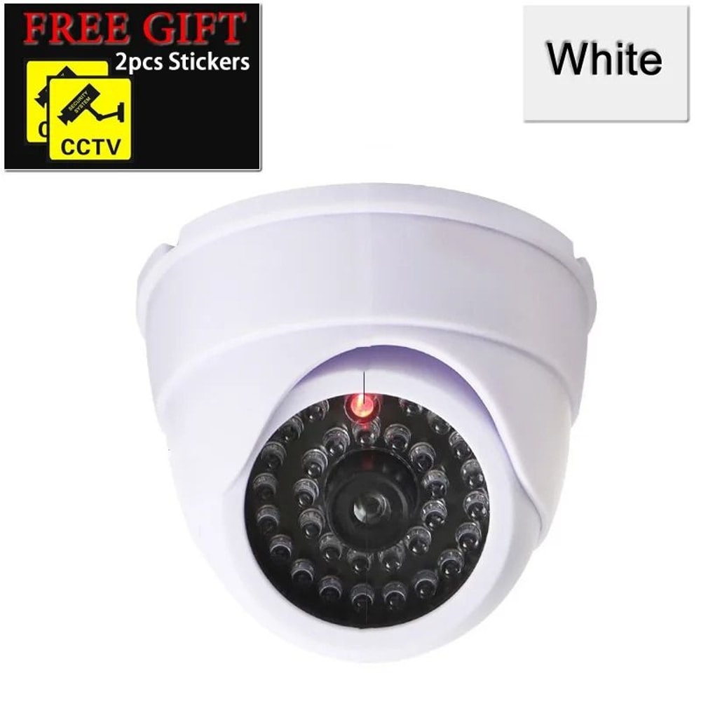 Dummy Dome CCTV Camera With Flashing LED Security Decoy 1