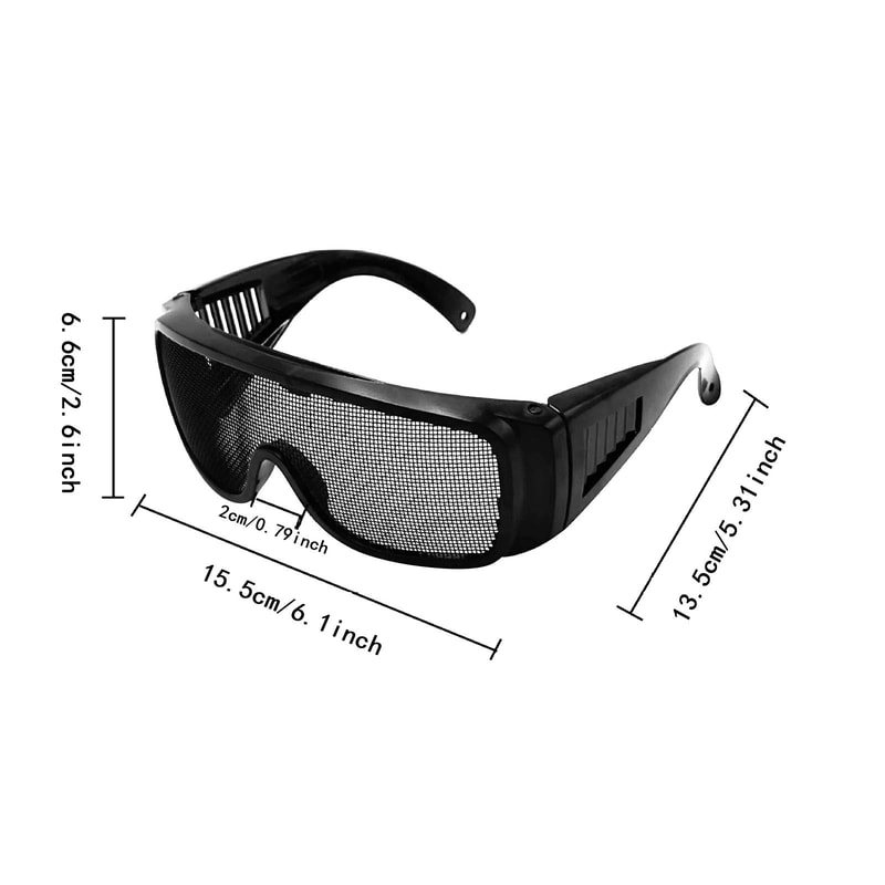 Metal Mesh Safety Goggles Anti Fog Impact Resistant Eye Protection 1