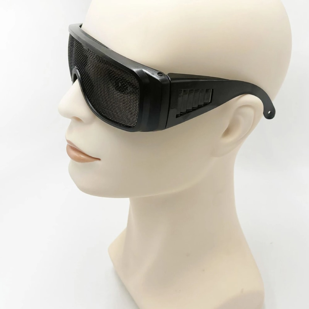 Metal Mesh Safety Goggles Anti Fog Impact Resistant Eye Protection 2