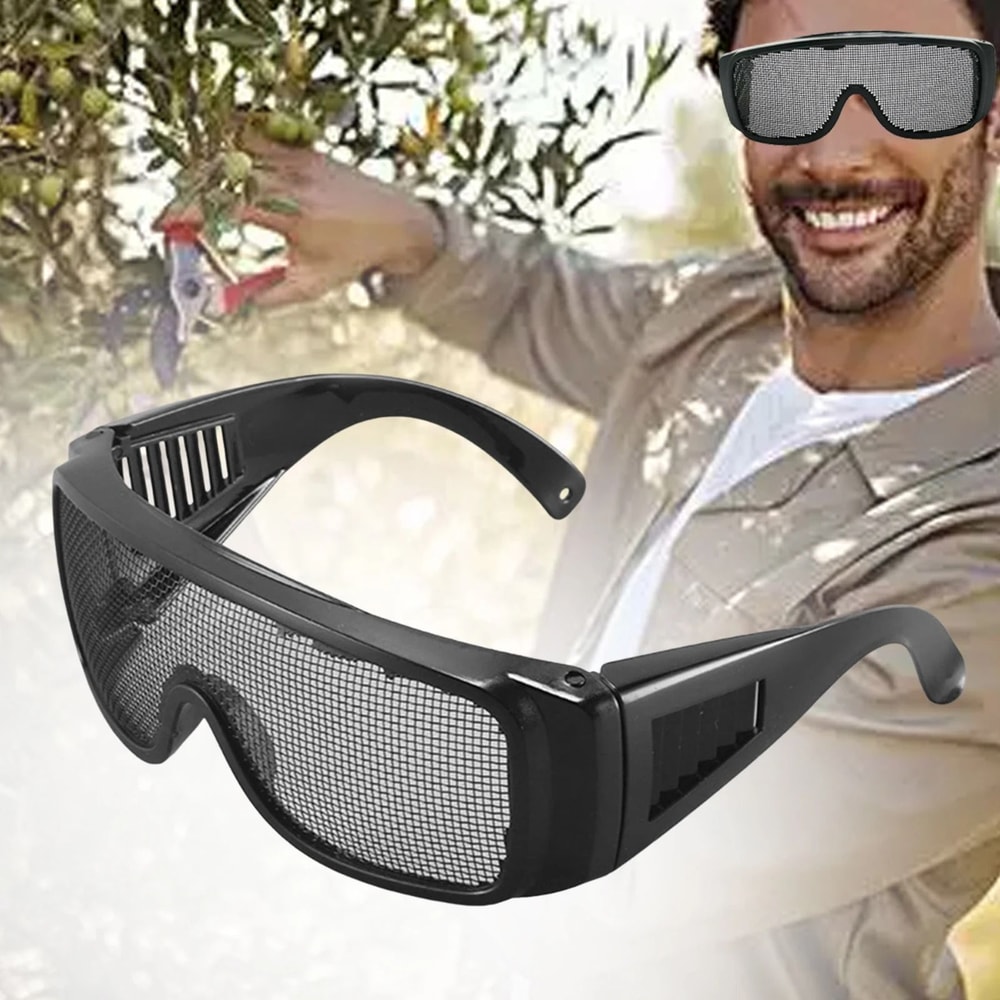 Metal Mesh Safety Goggles Anti Fog Impact Resistant Eye Protection 5