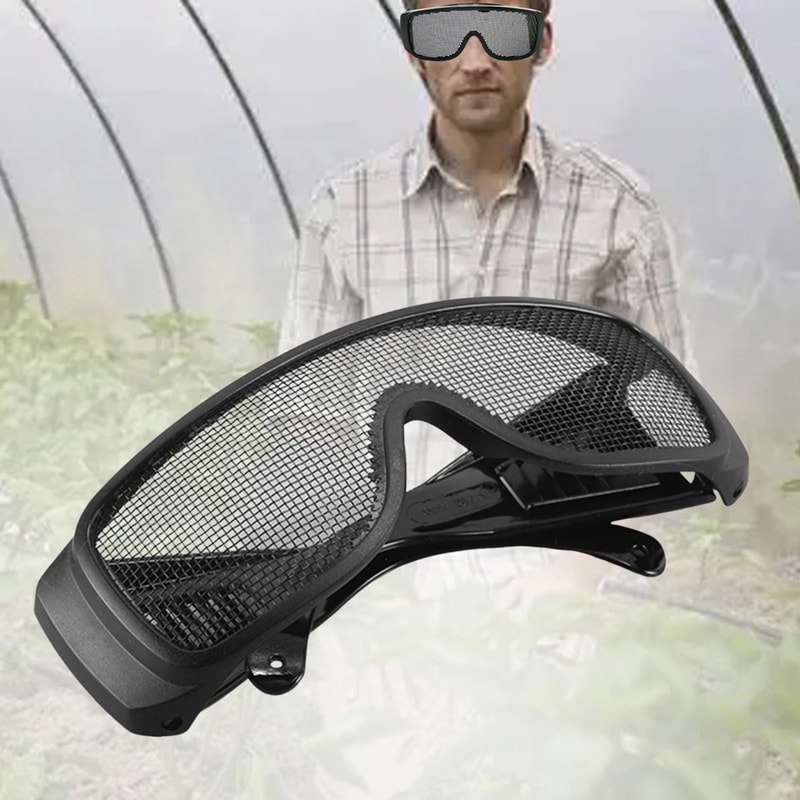Metal Mesh Safety Goggles Anti Fog Impact Resistant Eye Protection 6