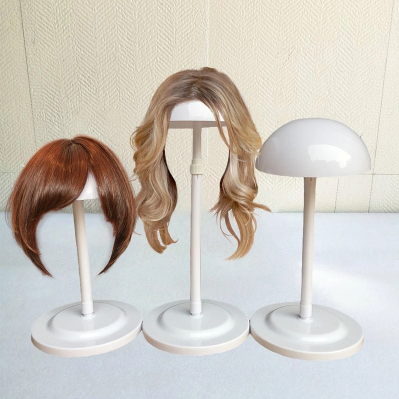 Adjustable Wig Head Stand For Styling Drying And Display 1
