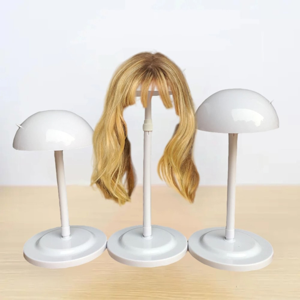 Adjustable Wig Head Stand For Styling Drying And Display 3