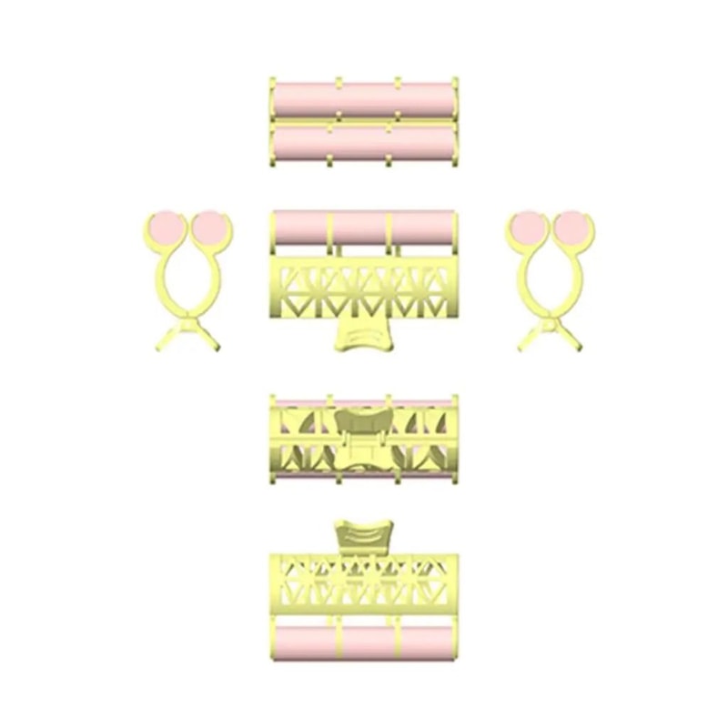 Professional Hair Perm Rods And Roller Clips Heatproof Curling Set 0