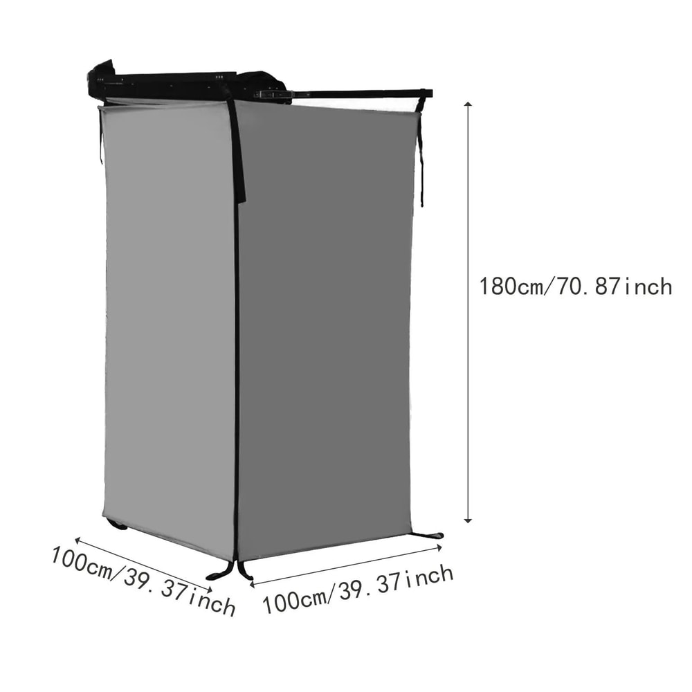 Car Side Shower Tent Waterproof Privacy Shelter For Camping And Travel 4