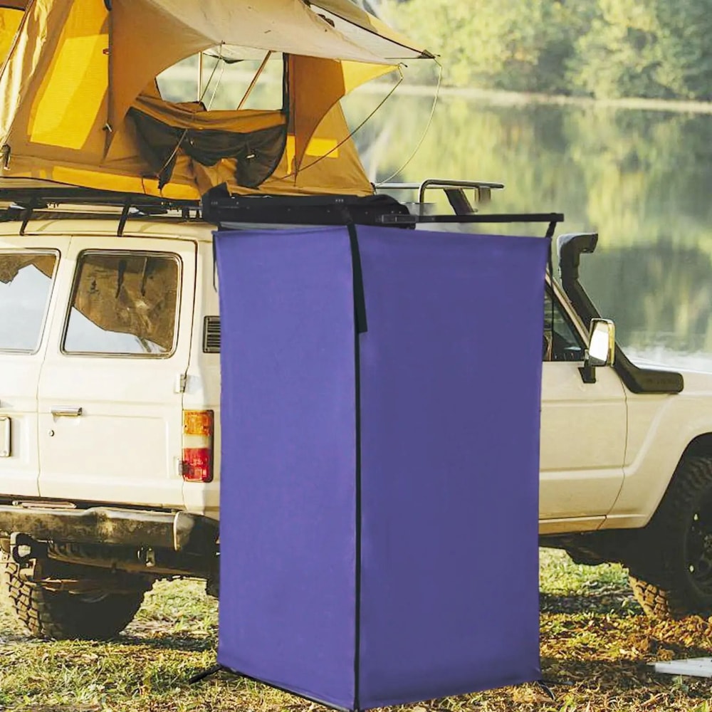 Car Side Shower Tent Waterproof Privacy Shelter For Camping And Travel 10